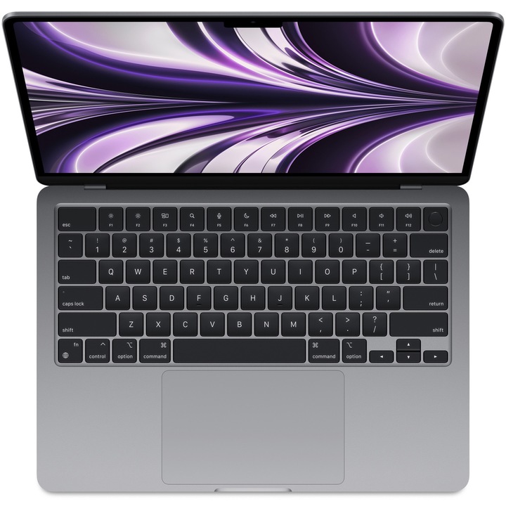 Лаптоп Apple 13" MacBook Air: Apple M2 chip with 8-core CPU and 8-core GPU, 256GB - Space Grey