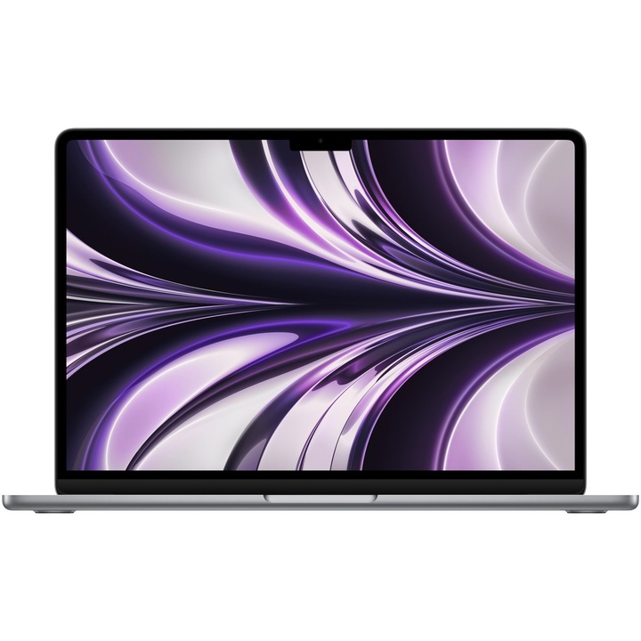 Laptop Apple MacBook Air 13-inch, cu procesor Apple M2, 8 nuclee CPU si 10 nuclee GPU, 8 GB, 512GB, Space Grey, Layout RO