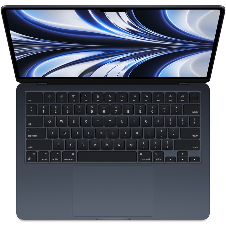 Laptop Apple MacBook Air 13-inch, cu procesor Apple M2, 8 nuclee 