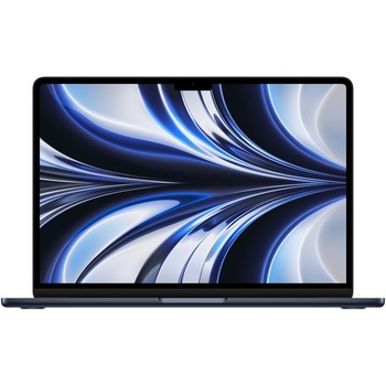 Laptop Apple MacBook Air 13-inch, cu procesor Apple M2, 8 nuclee CPU si 10 nuclee GPU, 8GB, 512GB, Midnight, Layout INT Laptop Apple MacBook Air 13-inch, cu procesor Apple M2, 8 nuclee CPU si 10 nuclee GPU, 8GB, 512GB, Midnight, Layout INT