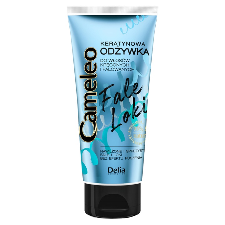 Балсам за коса, за къдрици Delia Cosmetics Cameleo Waves Curls с кератин 200 ml