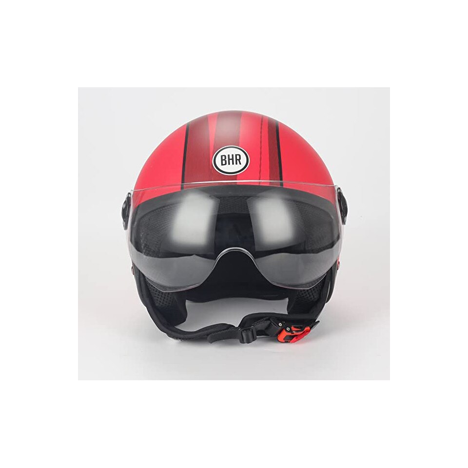 BHR DEMI-JET HELMET WITH VISOR LINE ONE