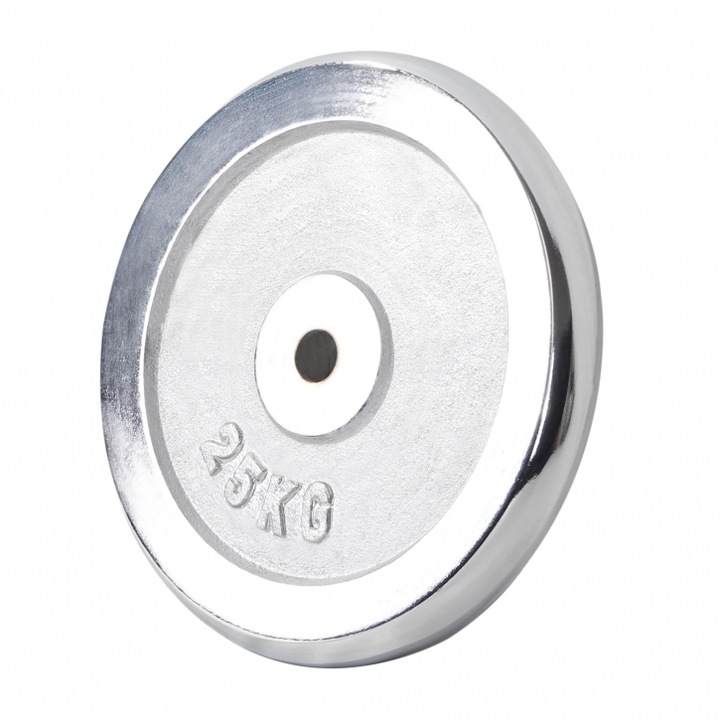 Disc metalic, Gorilla Sports, Cromat, 30/31mm, 25 KG
