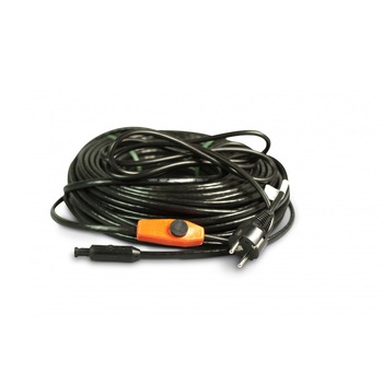 Cablu incalzitor EasyHeat pentru conducte si tevi, 12m, termostat inclus Cablu incalzitor EasyHeat pentru conducte si tevi, 12m, termostat inclus