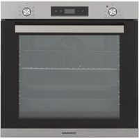 Cuptor incorporabil Daewoo DWBIO-8408IX, Electric, 80 l, Panou slim inox, 8 functii, 2 butoane push, Timer digital cu touch, Inox