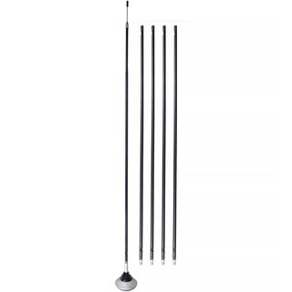 Antenna CB Base LEMM MINI GP AT 40 – 180 Cm, Guadagno 2dB, 26,5-27,5 MHz, 100W, Made In Italy, Ideale Per Radioamatori E Stazioni Fisse