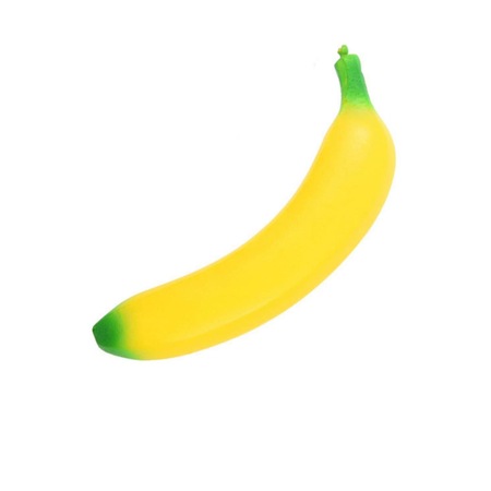 Jucarie Squishy Banana, 5x12.5 cm