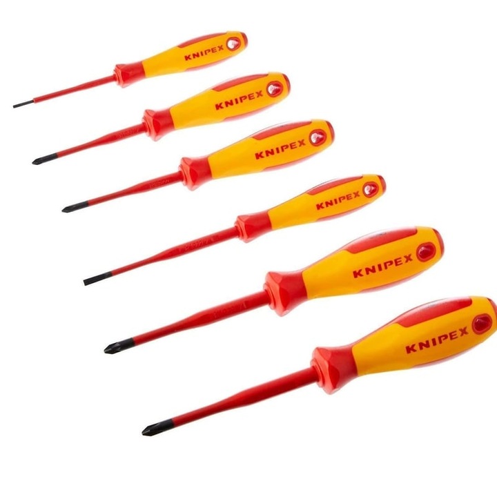 Комплект електрически отвертки Knipex, KNI002012V04, 6 броя