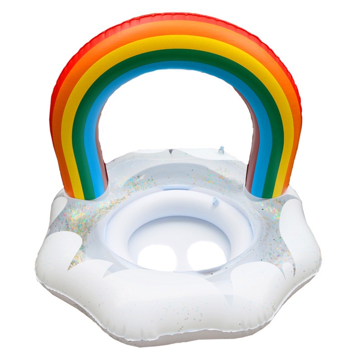 OEM Baba úszógumi, Szivárvány boltívvel, 70 cm