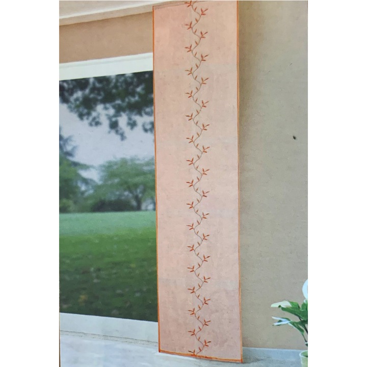 Завеса JUP 7541897, За корниз, Оранжев, 60x245см