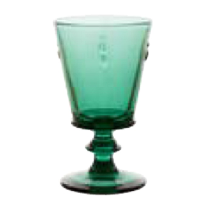Pahar Abeilles Aqua, Sticla, Verde, 240 ml