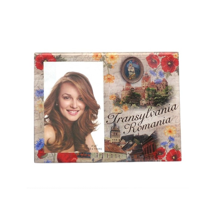 Rama foto sticla - Romania, M4, 22x17 cm