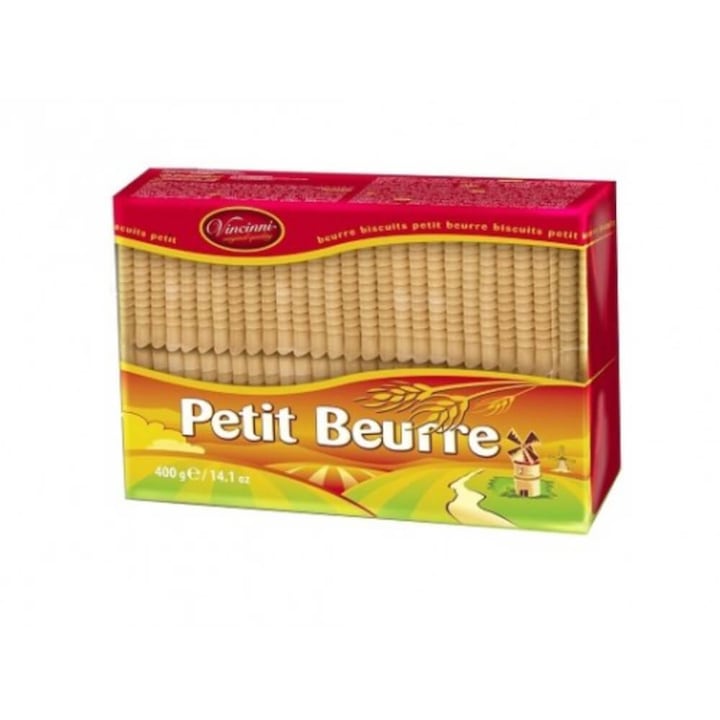 Biscuiti Petit Beurre Vincinni, 400 g