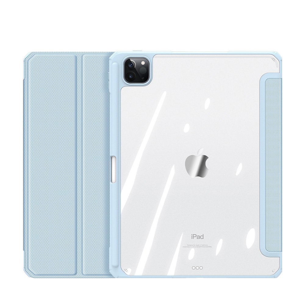 Husa pentru iPad Pro 12.9 2021 Dux Ducis Toby smart cover blue