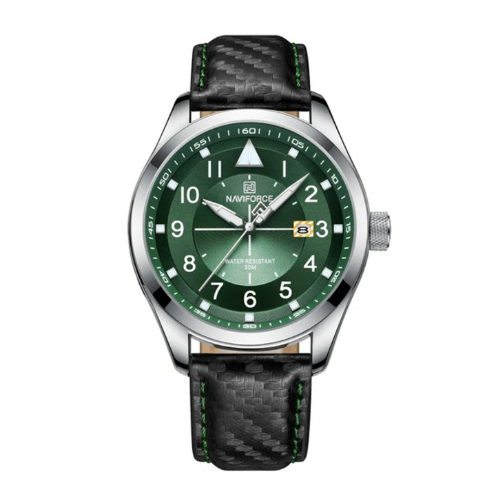 Ръчен мъжки часовник Naviforce Casual Elegant Quartz Analog Leather