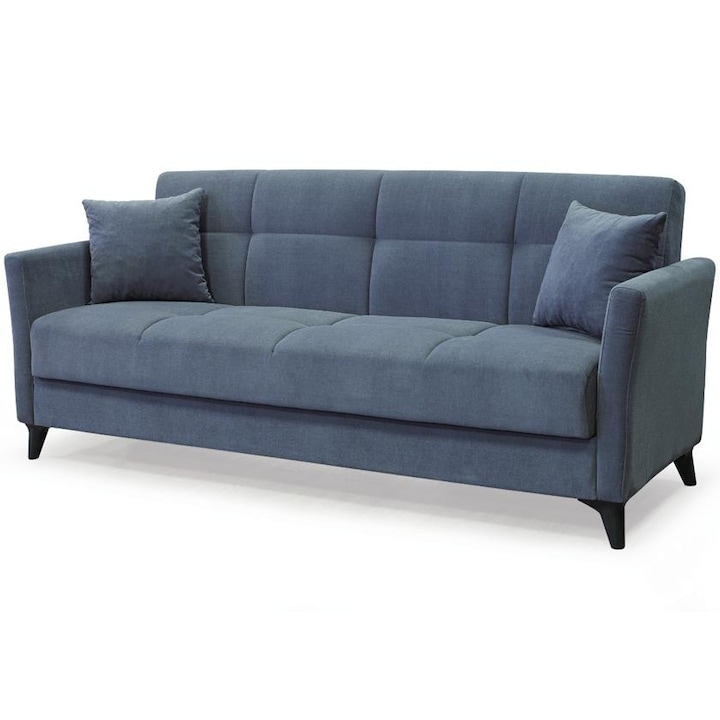 Разтегателен диван Modella Lorena, 215x88x76 см, Сив