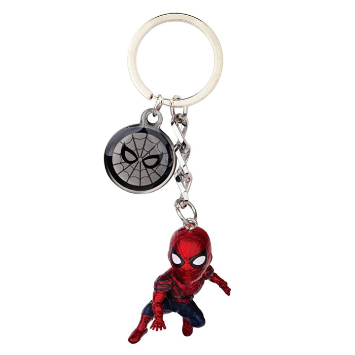 Breloc 3D Egg Attack Marvel Avengers Spiderman, dimensiune aproximativa 8 cm