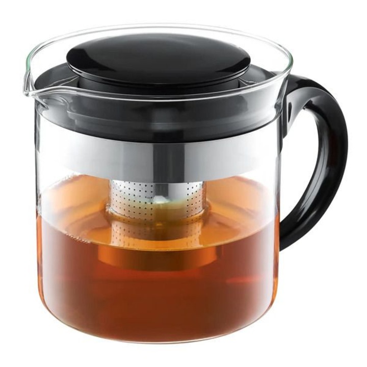 Ceainic sticla cu infuzor inox 1.3L, Ambition Felice