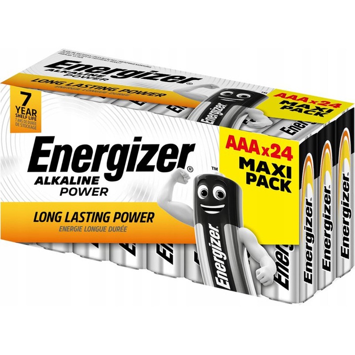 Energizer Power alkáli tartós mikro elem AAA LR03 24 db