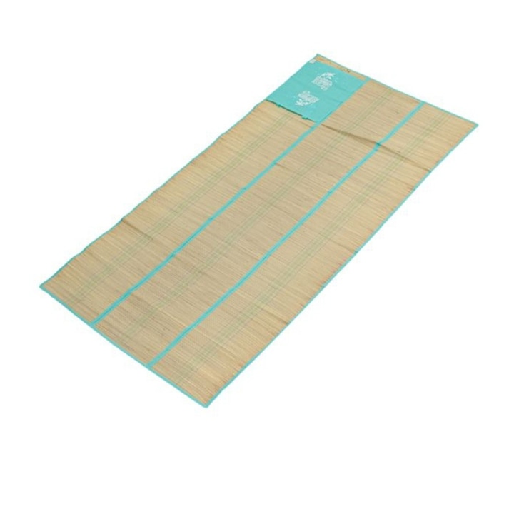 Rogojina pentru plaja, rachita, verde, 180x90 cm