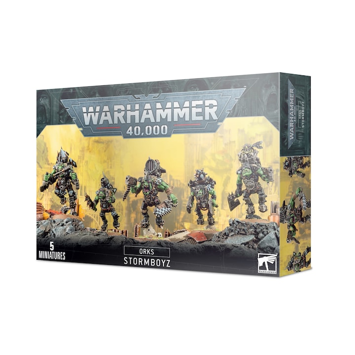 Orks Stormboyz Game, Games Workshop, Грей
