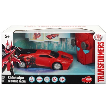 Masinuta Transformers Turbo Racer, Sideswipe cu telecomanda Masinuta Transformers Turbo Racer, Sideswipe cu telecomanda