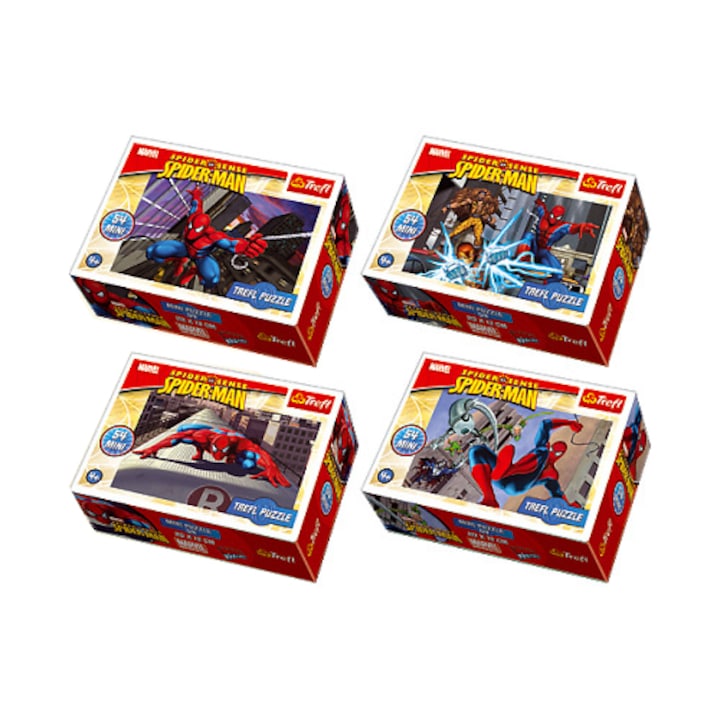 Puzzle mini Trefl, Spiderman, 54 piese