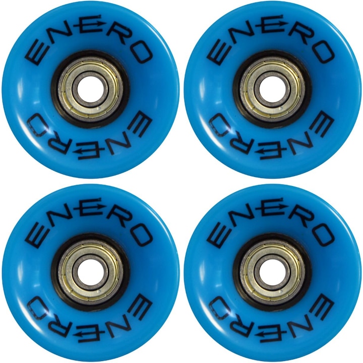 Set 4 roti skateboard, Enero, 60x45mm, Albastru