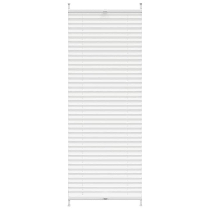 Jaluzea plisse vidaXL, alb, 60x100 cm, pliuri 240593