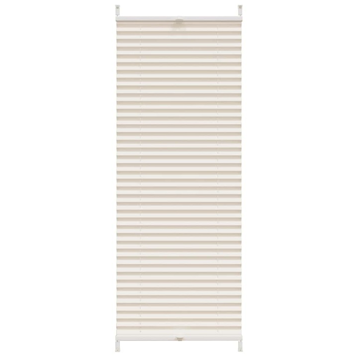 Jaluzea plisata vidaXL, crem, 50x100 cm 240621