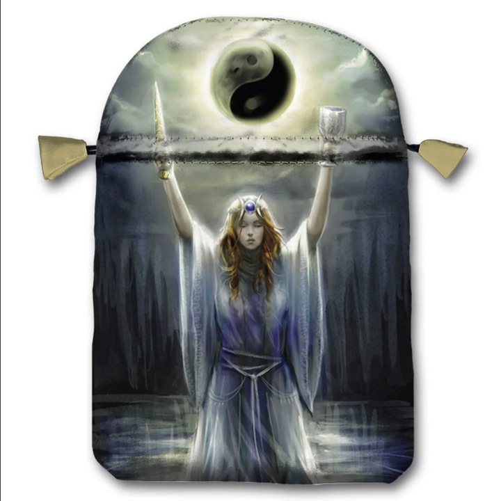 Tarot ajándéktáska, Lo Scarabeo, bársony, Kapłanka, 22 x 16 cm, többszínű