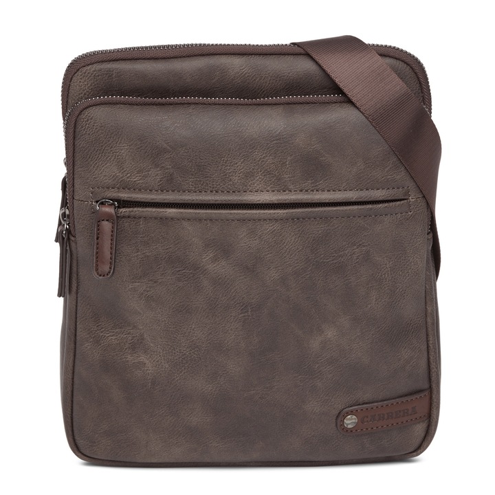 Geanta de umar barbati Carrera Jeans CATCHER CB5583_01, Maro