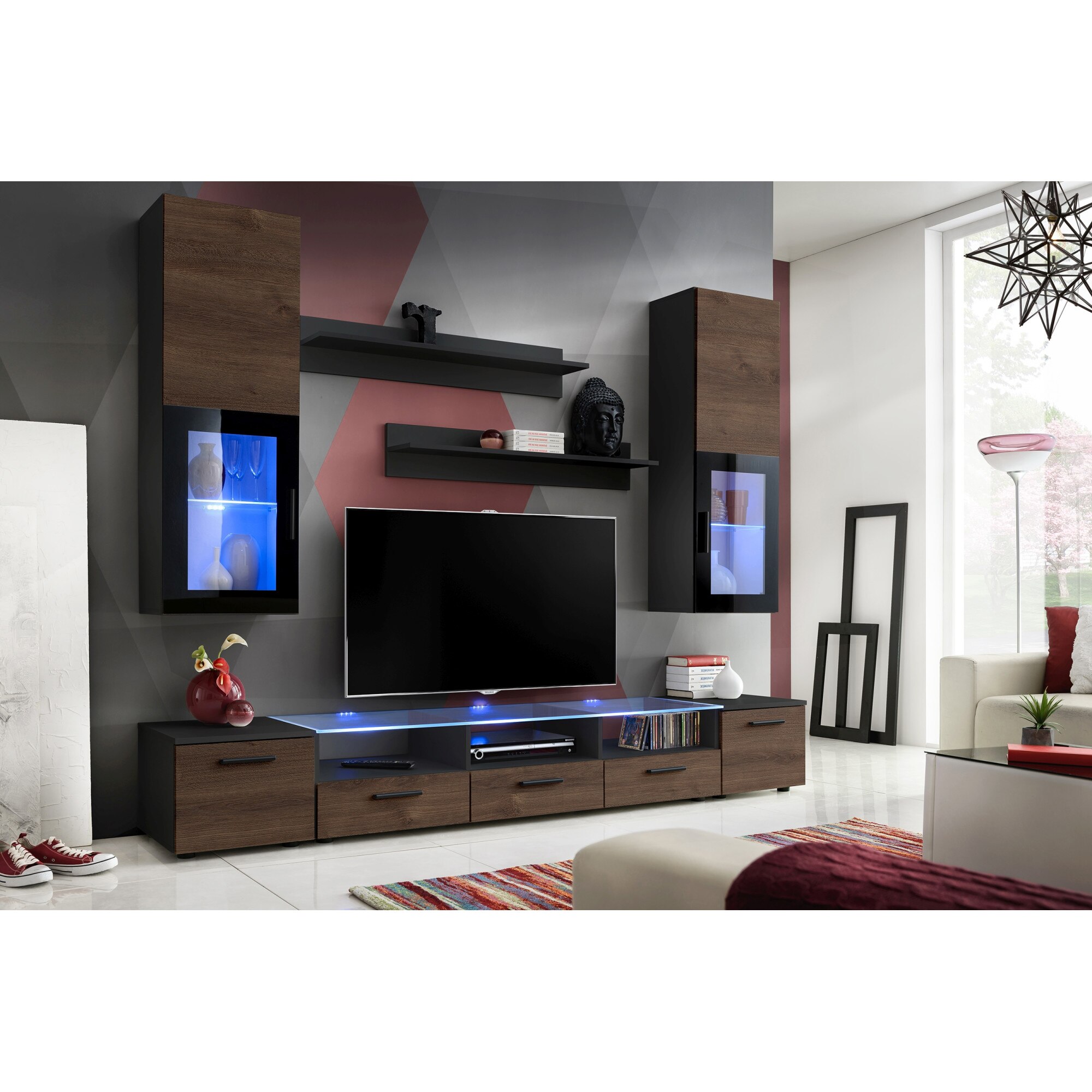 Set Mobila Living Shine, Extreme Furniture, PAL, 230 x 195 x 45 cm