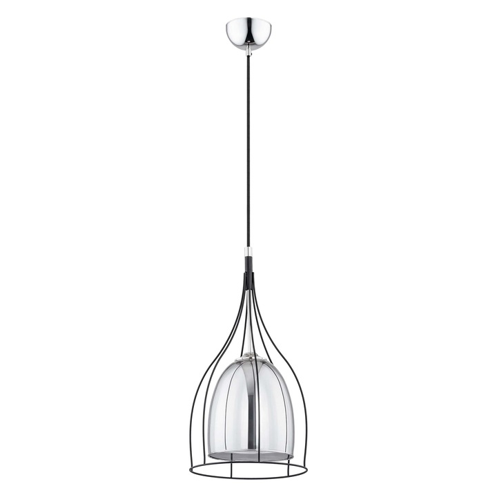 ADVITI Adele 1p AD-LD-6222BE27S Függesztett lámpatest, E27, maximum 60W, fekete