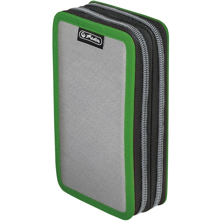 Penar Neechipat Cu 2 Fermoare Culoare Gri