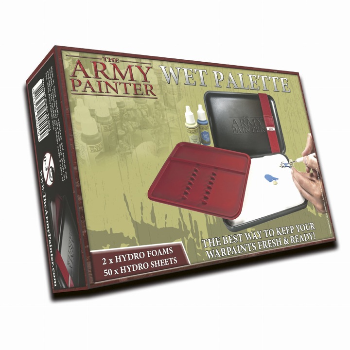 Комплект аксесоари Wet Palette Army Painter, многоцветен