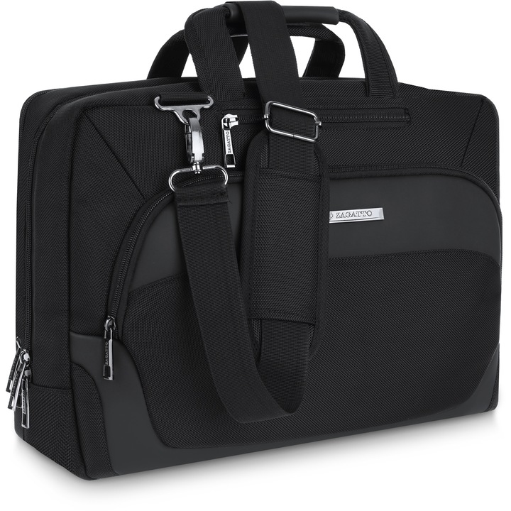 Zagatto, ZG651 Laptop táska, nylon / poliészter, 15,6 '', fekete