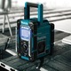 Bluetooth радио Makita DMR300, вградено зарядно устройство, съвместимо с батерии Li-Ion LXT 18V и CXT 12V Max