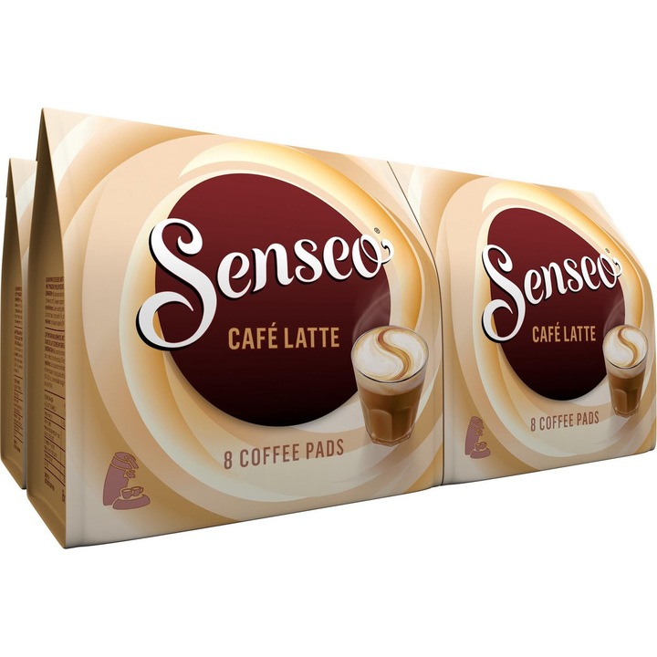 Set 4 X Paduri Senseo Caffe Latte, 32 bauturi