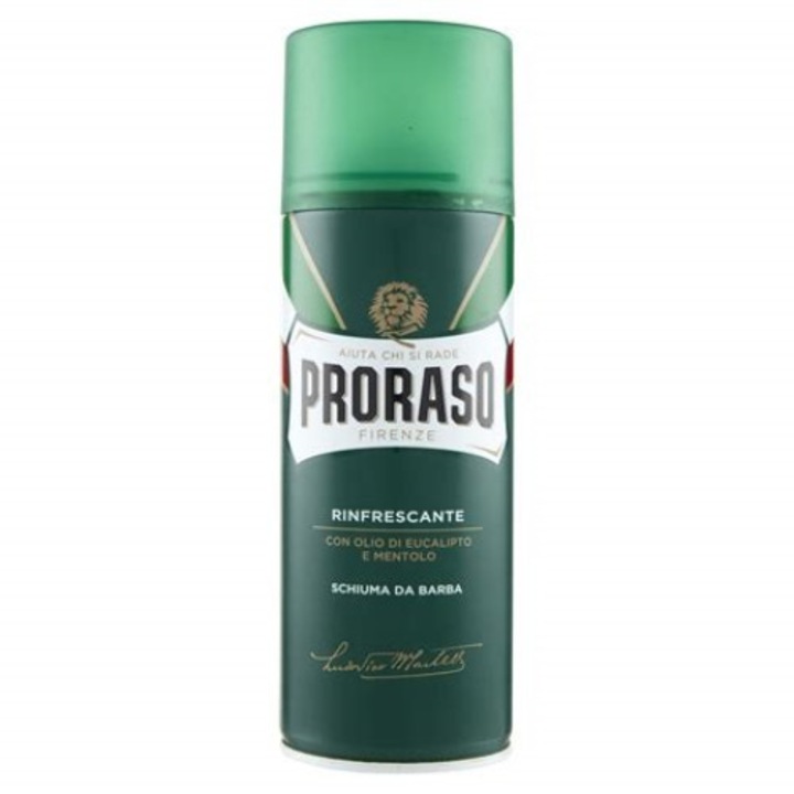 Spuma de ras Proraso Rinfrescante cu eucalipt si menta 400ml