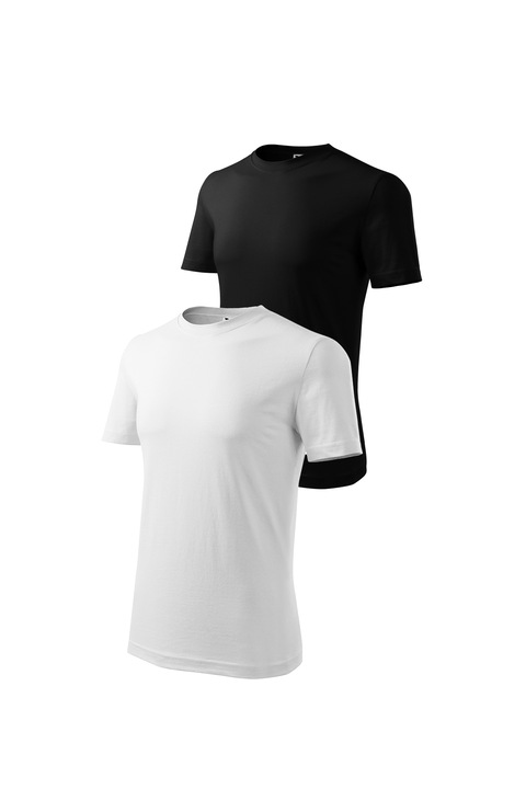 Set 2 tricouri de barbati, Malfini, Classic, mix 1, Alb/Negru