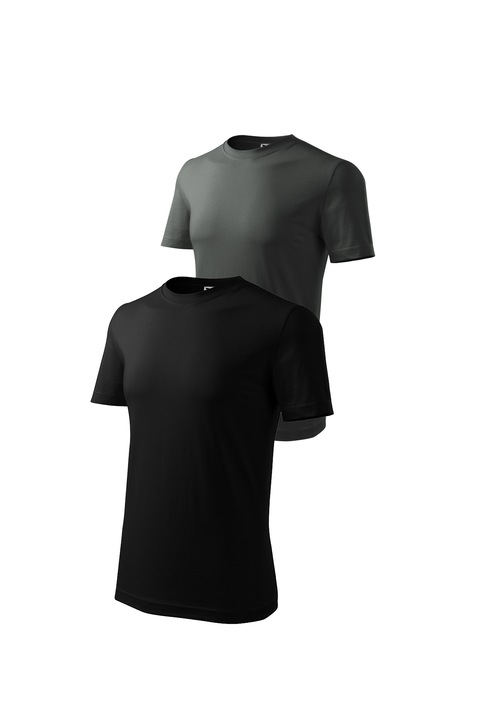 Set 2 tricouri de barbati, Malfini, Classic, mix 3, Negru/Gri