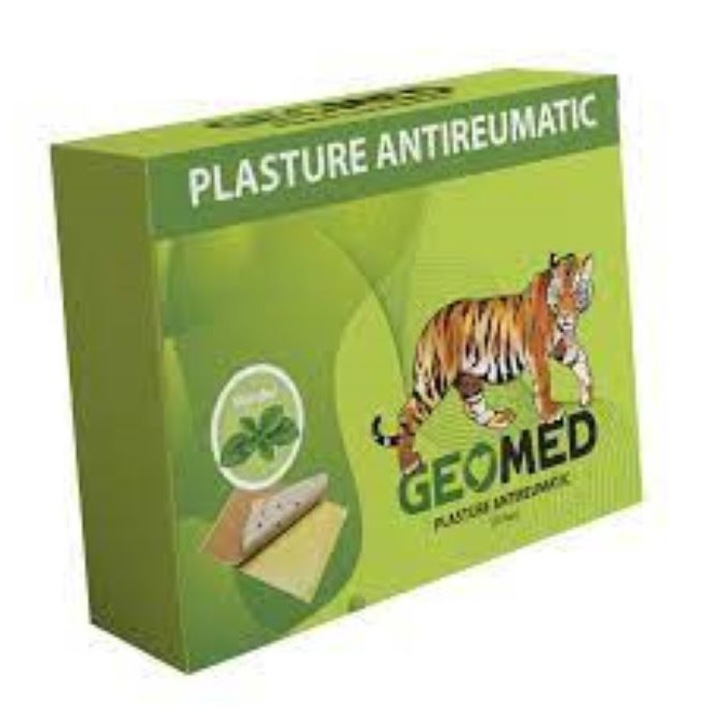 Plasturi antireumatici, Geomed, Menthol