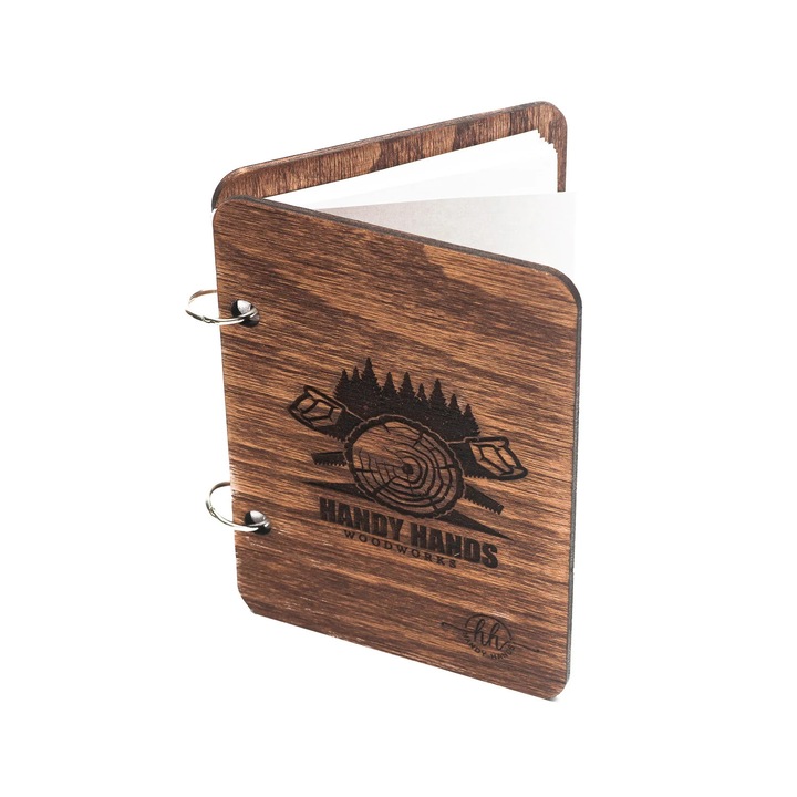 Agenda din lemn HH929 de Tip Carte 15x21,5 cm