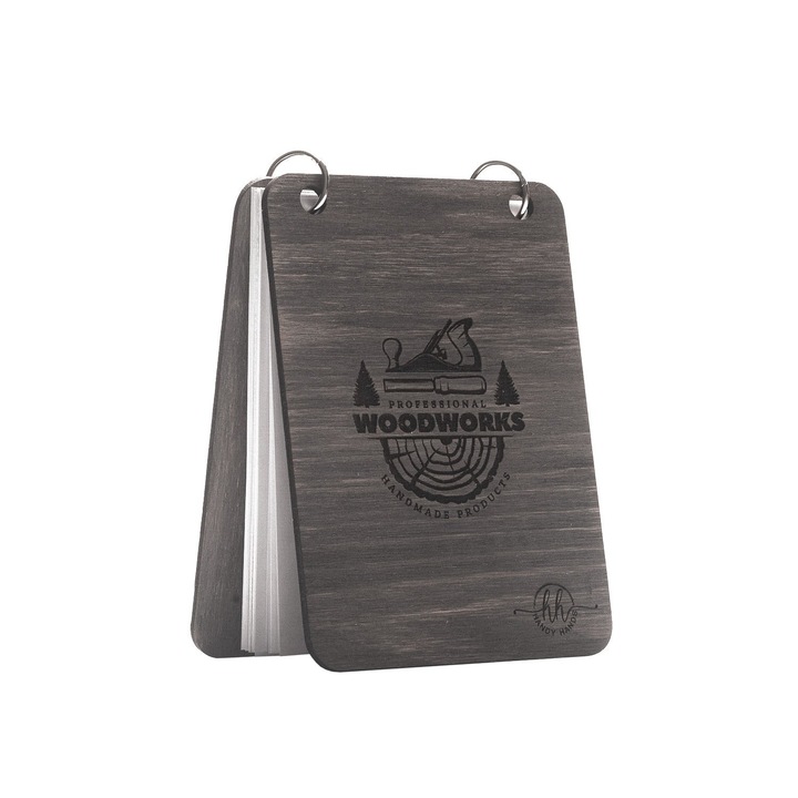 Agenda din lemn HH928 de Tip Flip 15x21.5 cm