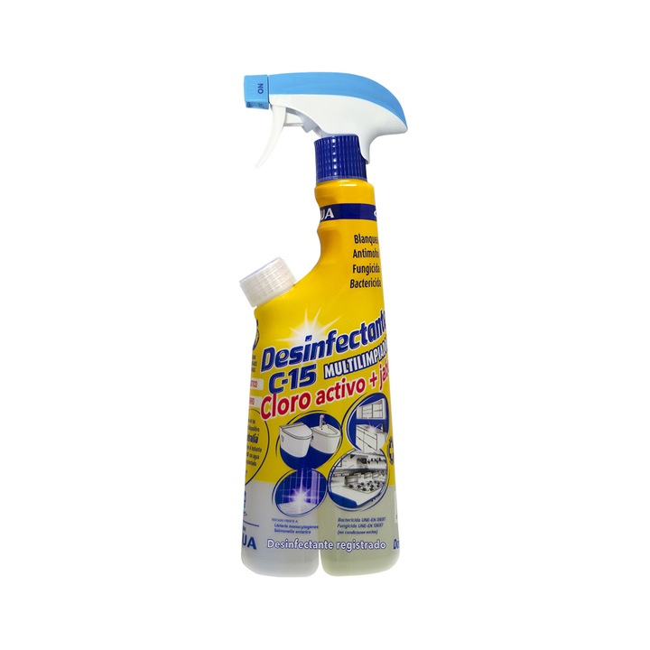 Detergent pentru baie si bucatarii cu clor activ si sapun 425ml, Concentralia Ecofoam