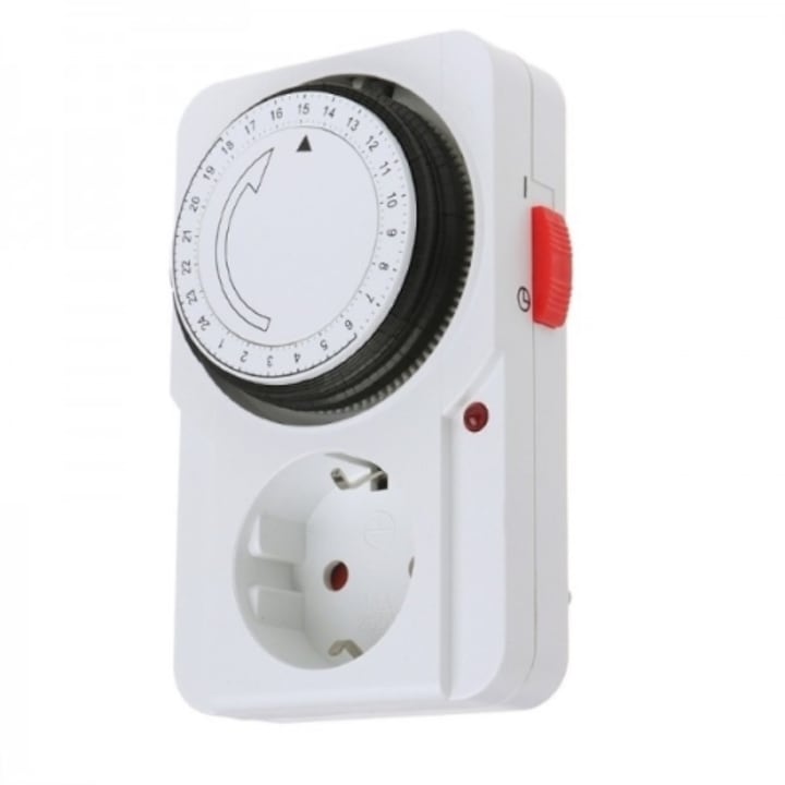 Digital One SP00211 elosztó, Tg-22a, Időzítővel, Automatikus leválasztás a hálózatról, Mechanikus időzítő