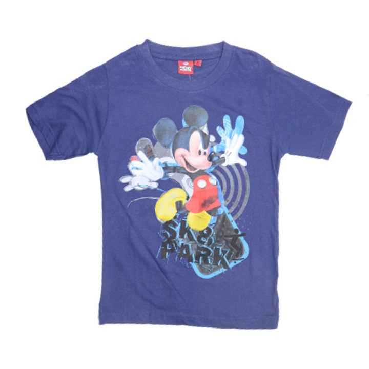 Disney Тениска с къс ръкав с Мики Маус за момчета 605951, тъмносиня 128 СМ
