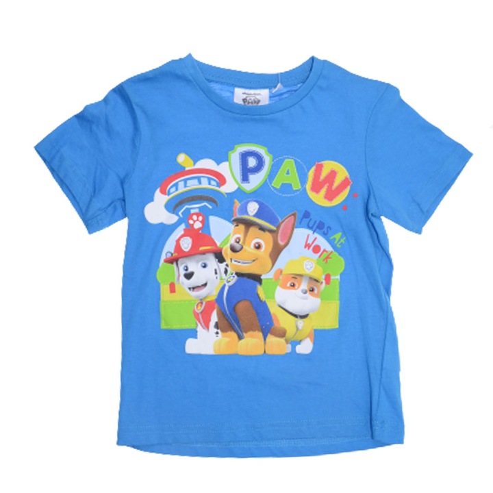 Tricou cu maneca scurta pentru baieti Nickelodeon 921037, Albastru 116 CM