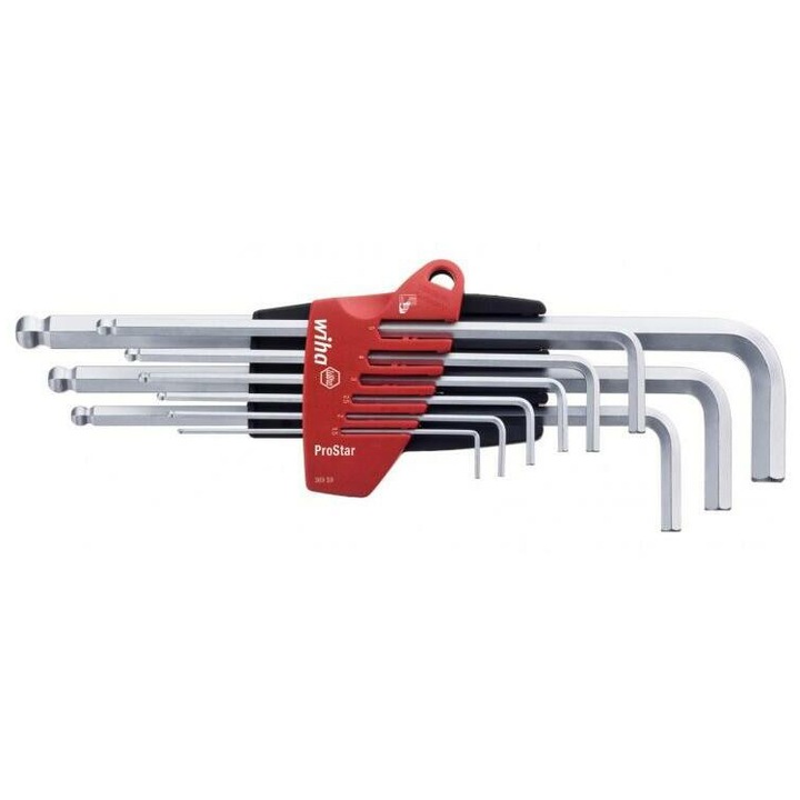 Wiha ProStar gömbvégű imbuszkulcs készlet, 9 részes (040208-0451)